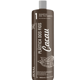 Tiefenreinigendes Shampoo PLASTICA DOS FIOS CACAU von Royal Cosmeticos, 1l