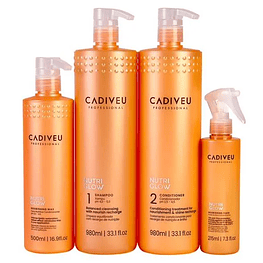 Cadiveu Nutri Glow - Hair lamination set, 980*2 + 500 + 215ml