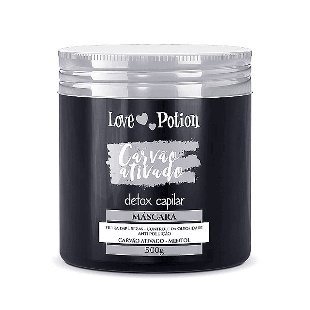 ACTIVATED CHARCOAL MASK - HAIR DETOX 500G - Love Potion