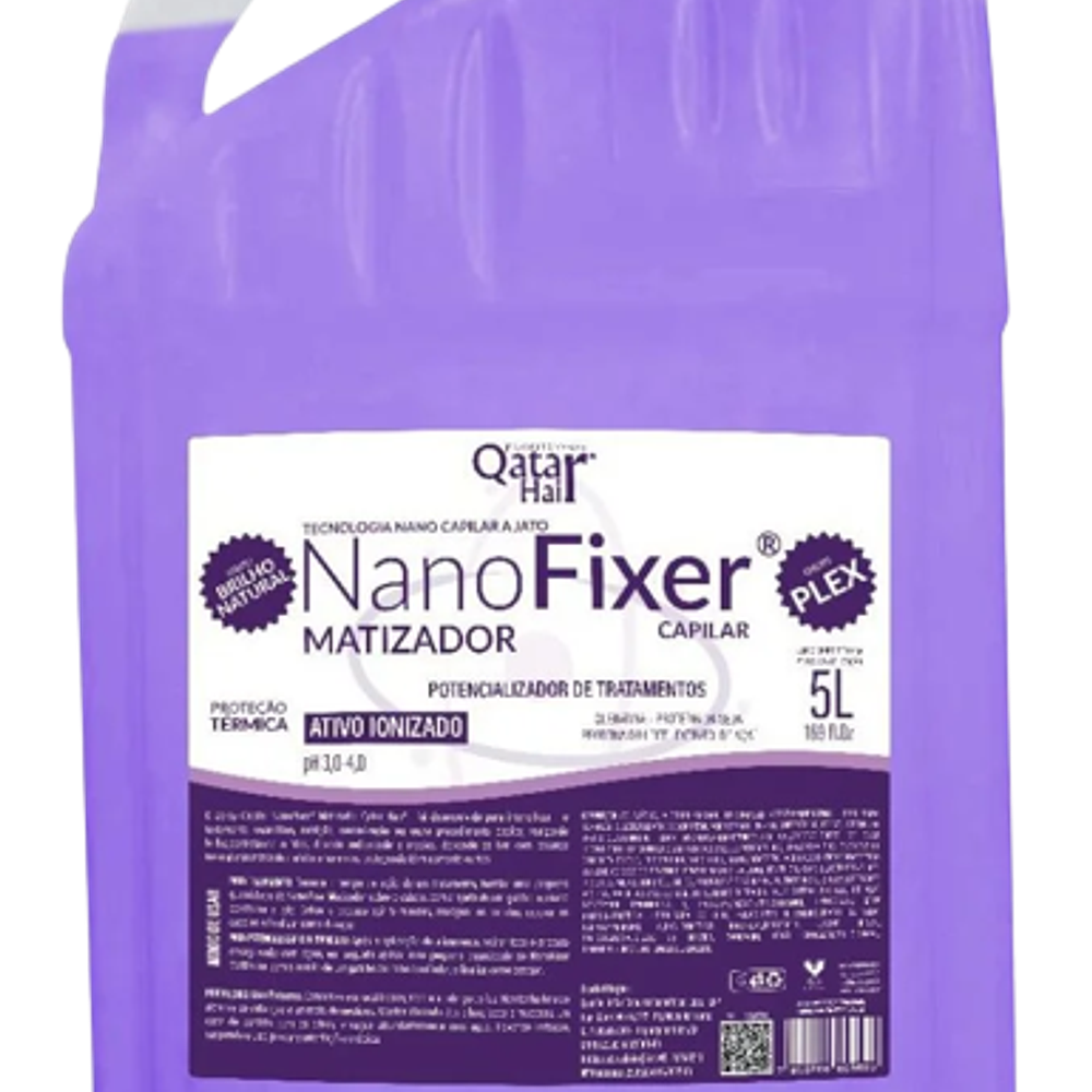 Нано Фиксатор Цвета от Qatar Hair( фиолетовый матизатор)5L