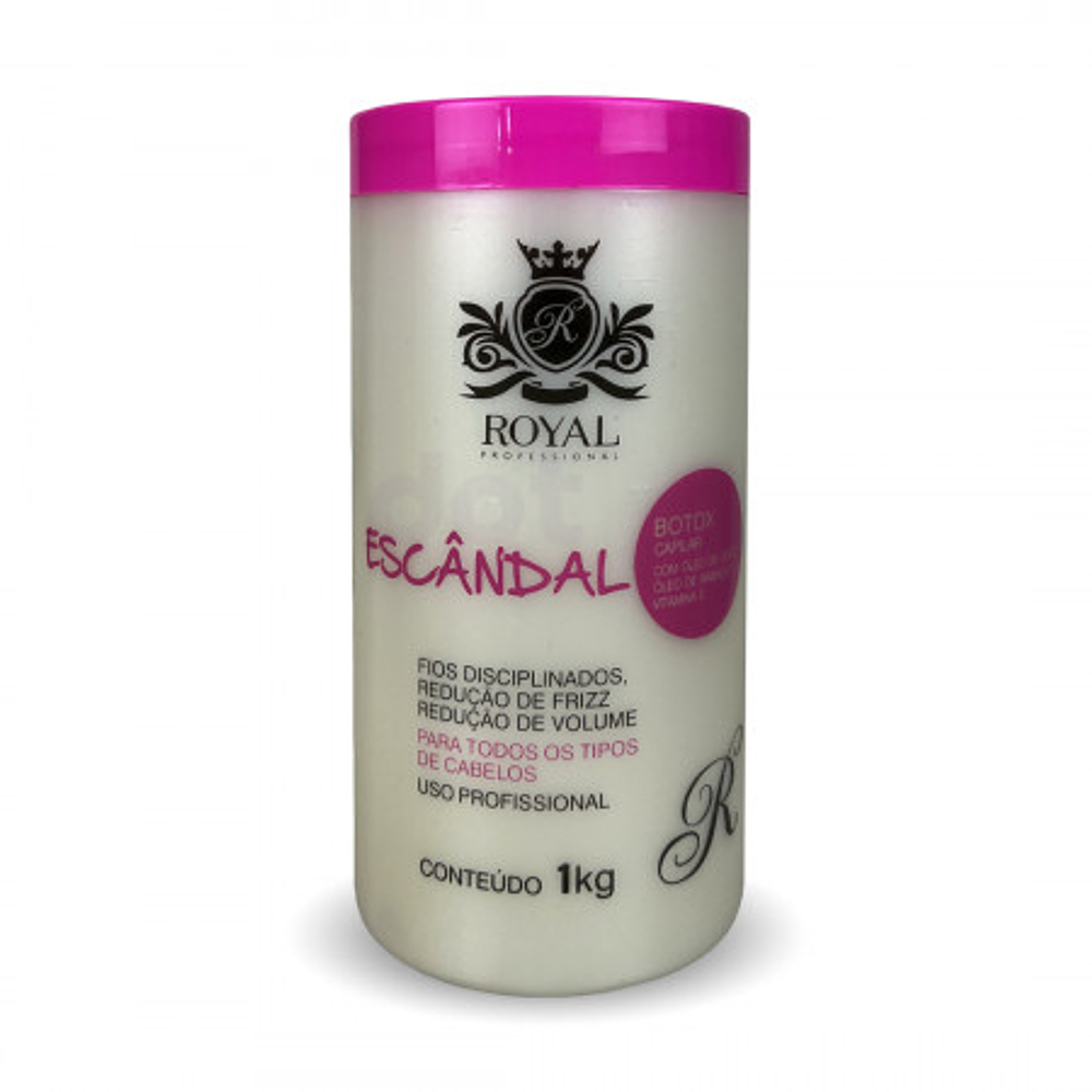 Botox Capilar Escândalo Óleo De Coco Royal 1kg