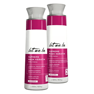 KIT LET ME BE KERATIN SUPREME LISS (PASSO1+PASSO 2) – 500ML*2