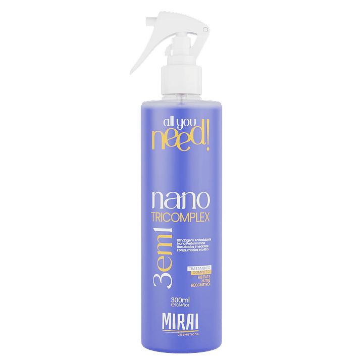 Наноквертизация  Mirai All You Need!  Tricomplex 3 em 1 300ml 1