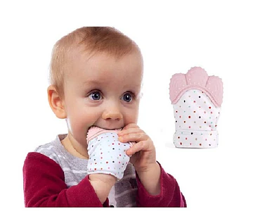 Guante con mordedor de Silicona