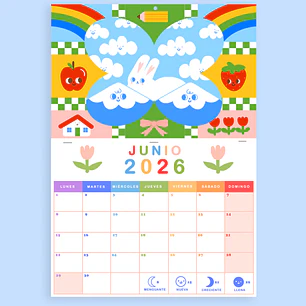 Calendario lunar (junio 2026 a junio 2027)