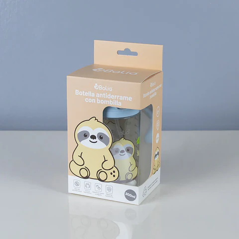 Botella Antiderrame Perezoso