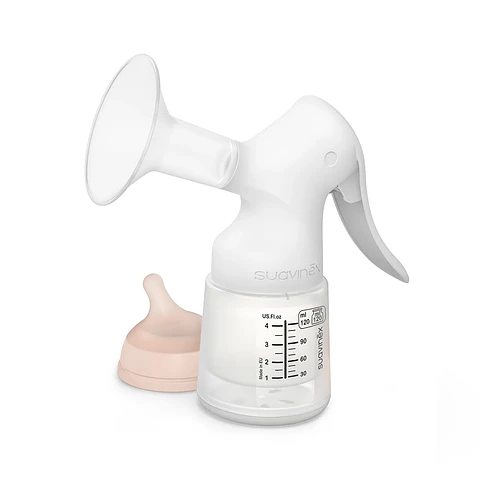 Extractor de Leche Manual con Mamadera Zero.Zero Suavinex