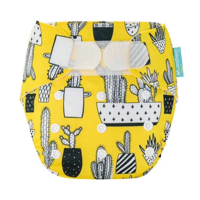 Pañal Velcro Cactus Amarillo