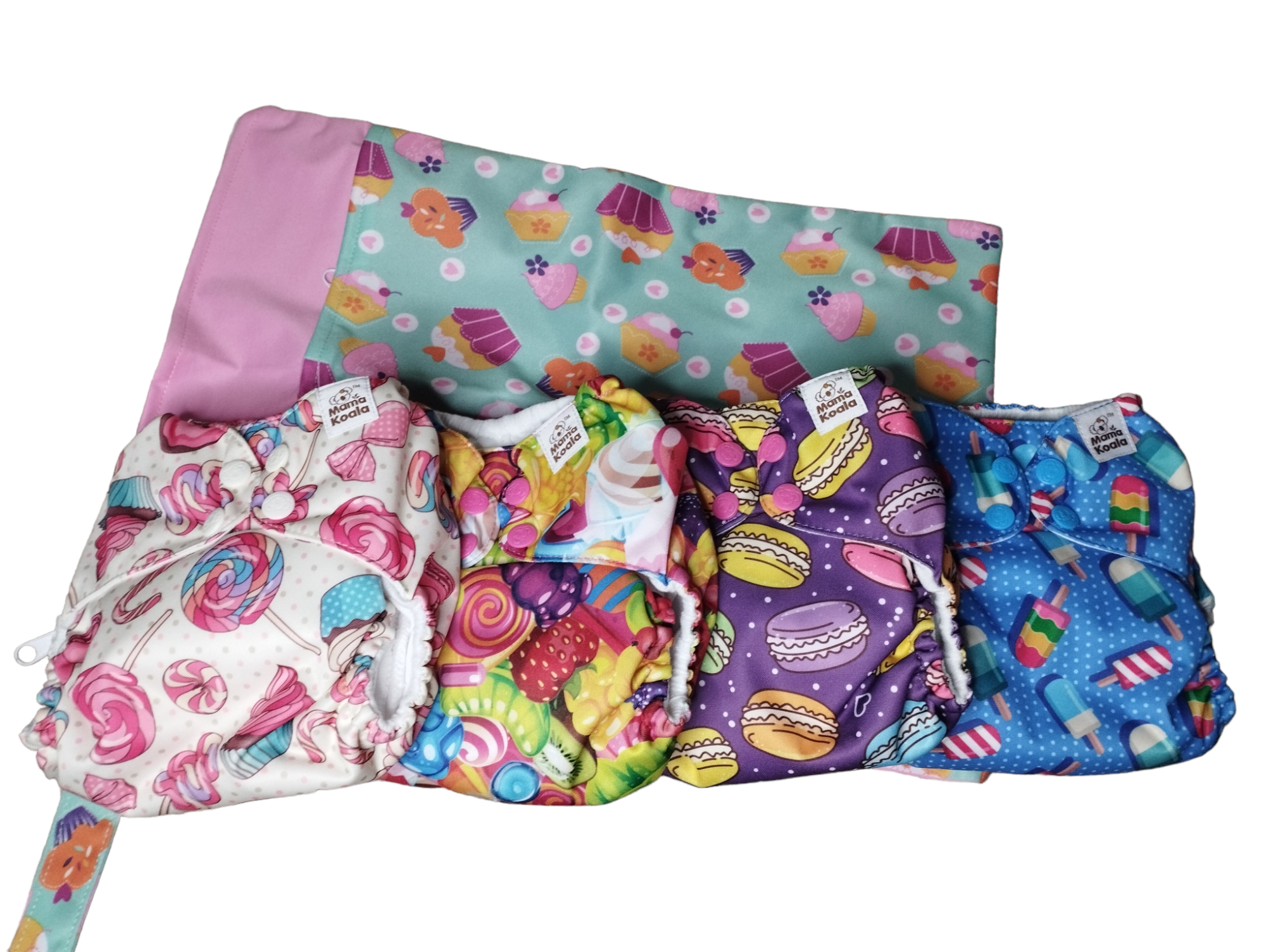 Pack 4 Pañales + Bolsa de Pañales