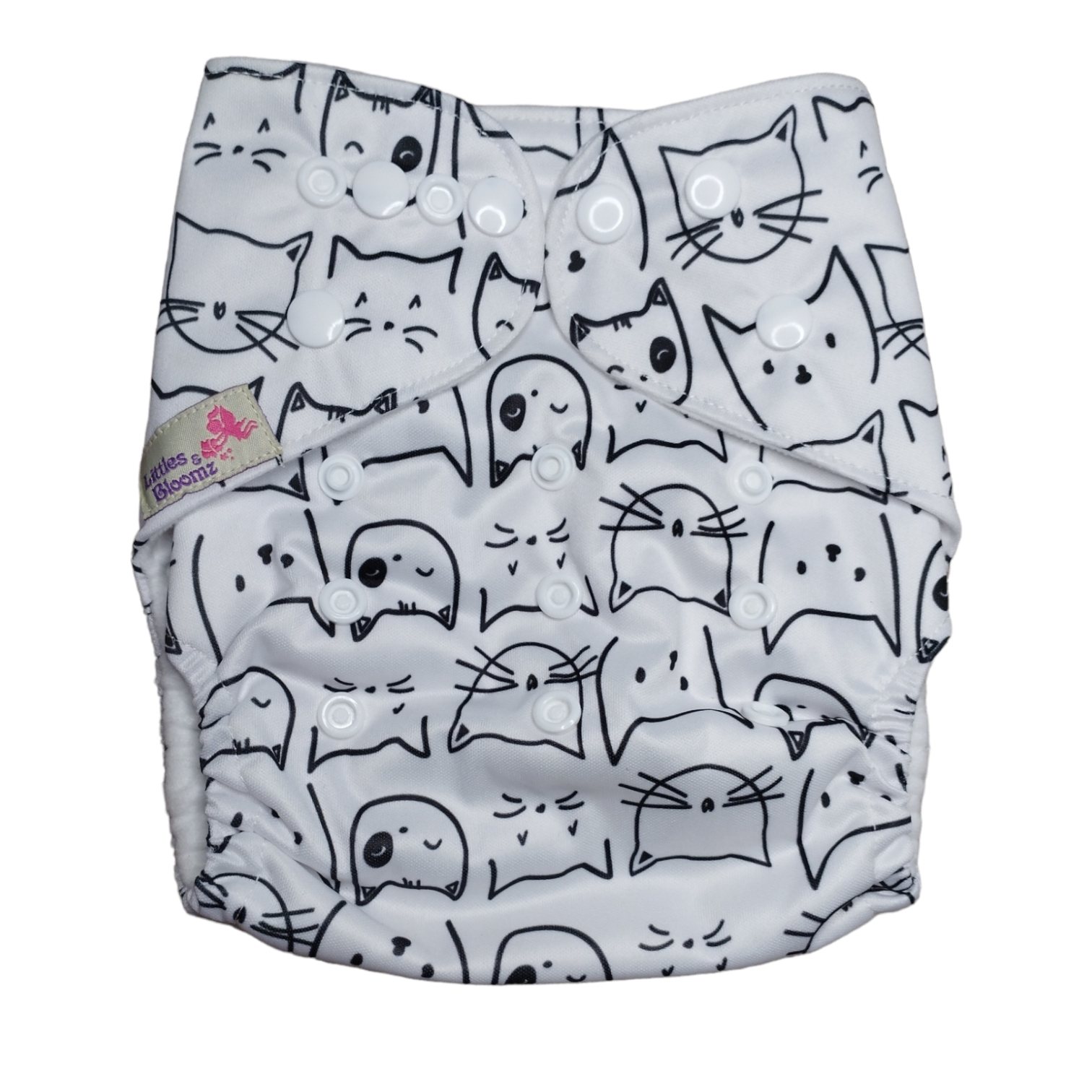 Pañal unitalla Gatos blanco