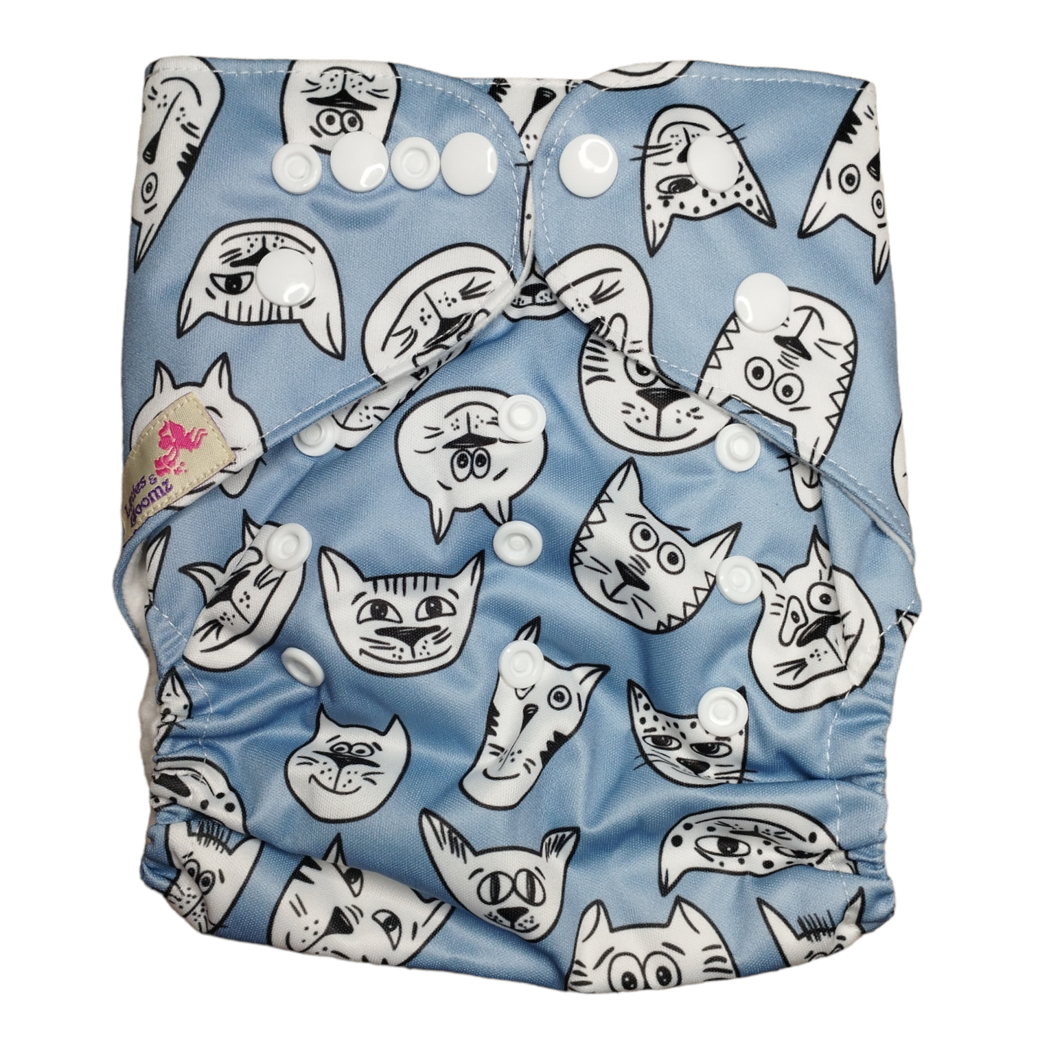 Pañal unitalla Gato celeste