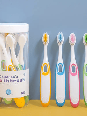 Set 8 Cepillos de Dientes para Niños 