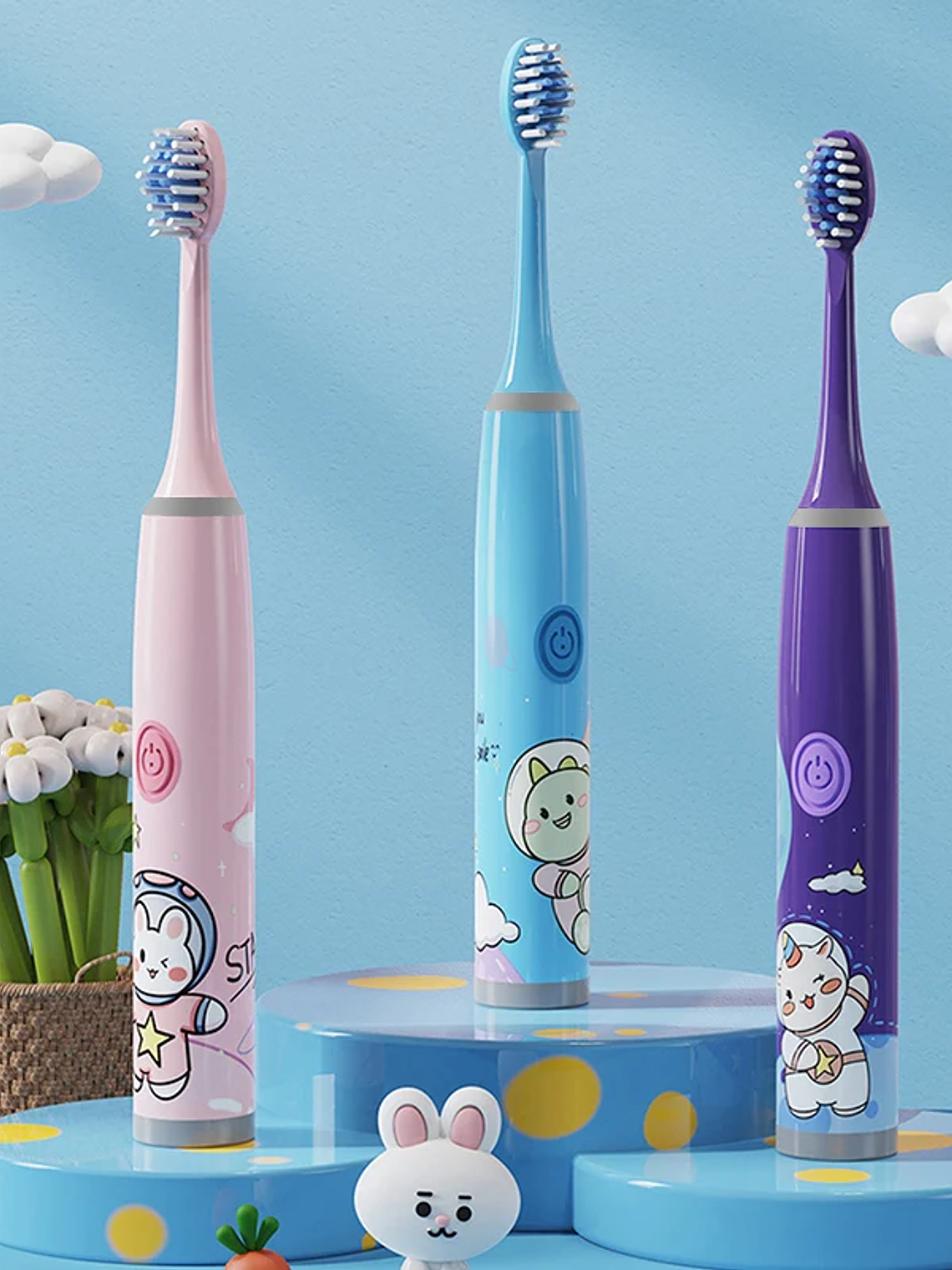 Cepillo de Dientes Eléctrico Infantil  1