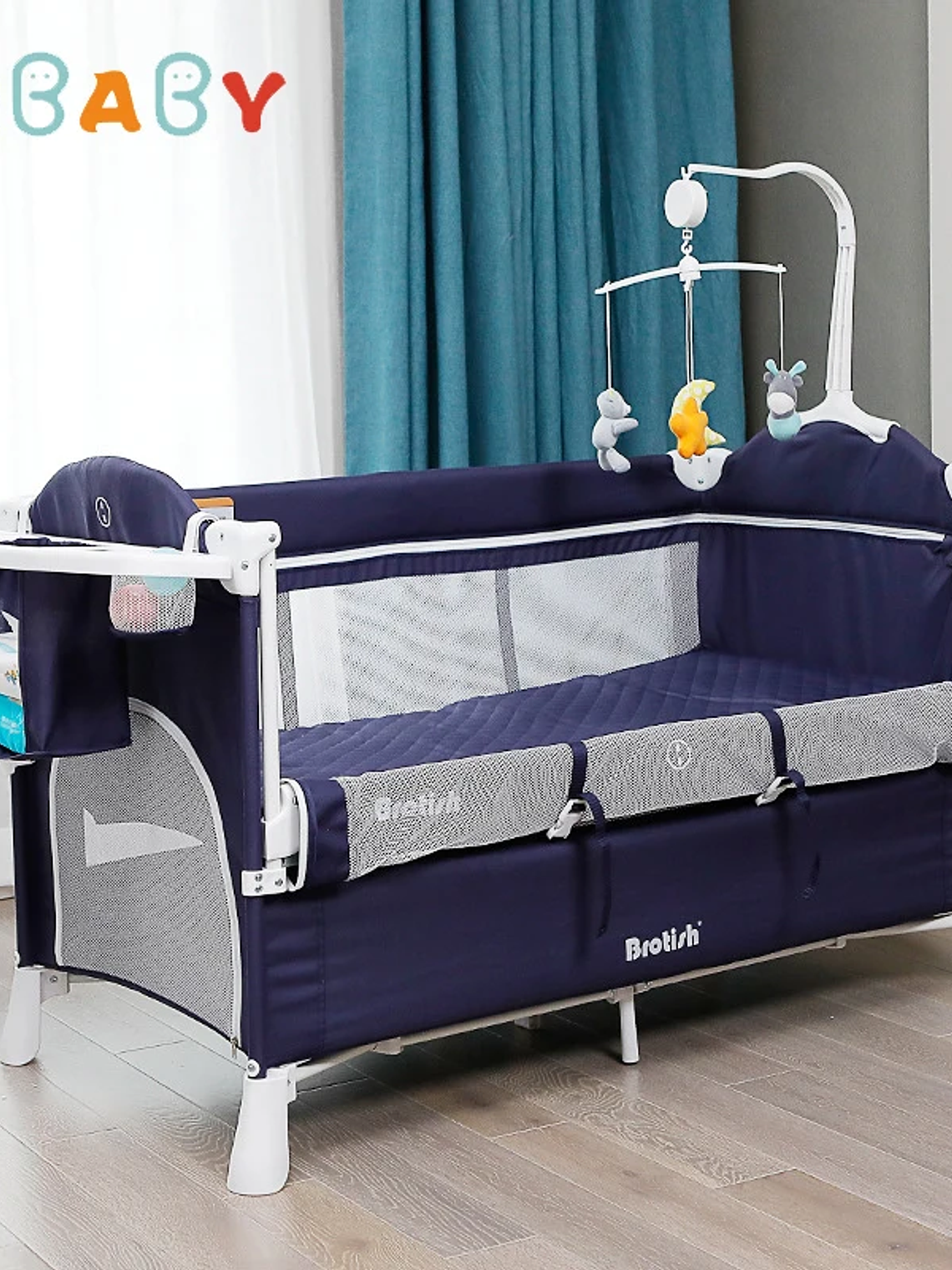 Cuna Multifuncional para Recién Nacido 9