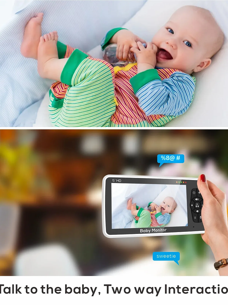 Monitor de Bebé 5” HD  4