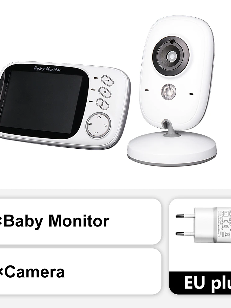 Monitor de Bebé con Pantalla de 3.5’’ 7