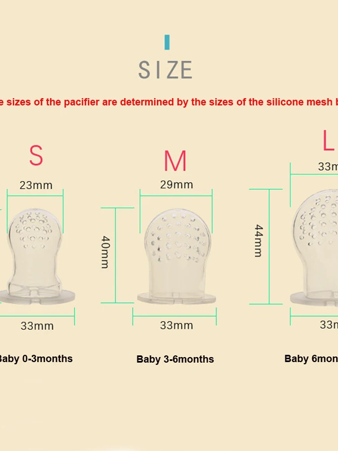 Set de 10 Chupetes Alimentadores de Silicona para Bebés  5