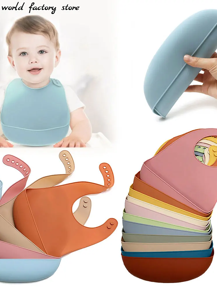 Babero de Silicona Impermeable 1