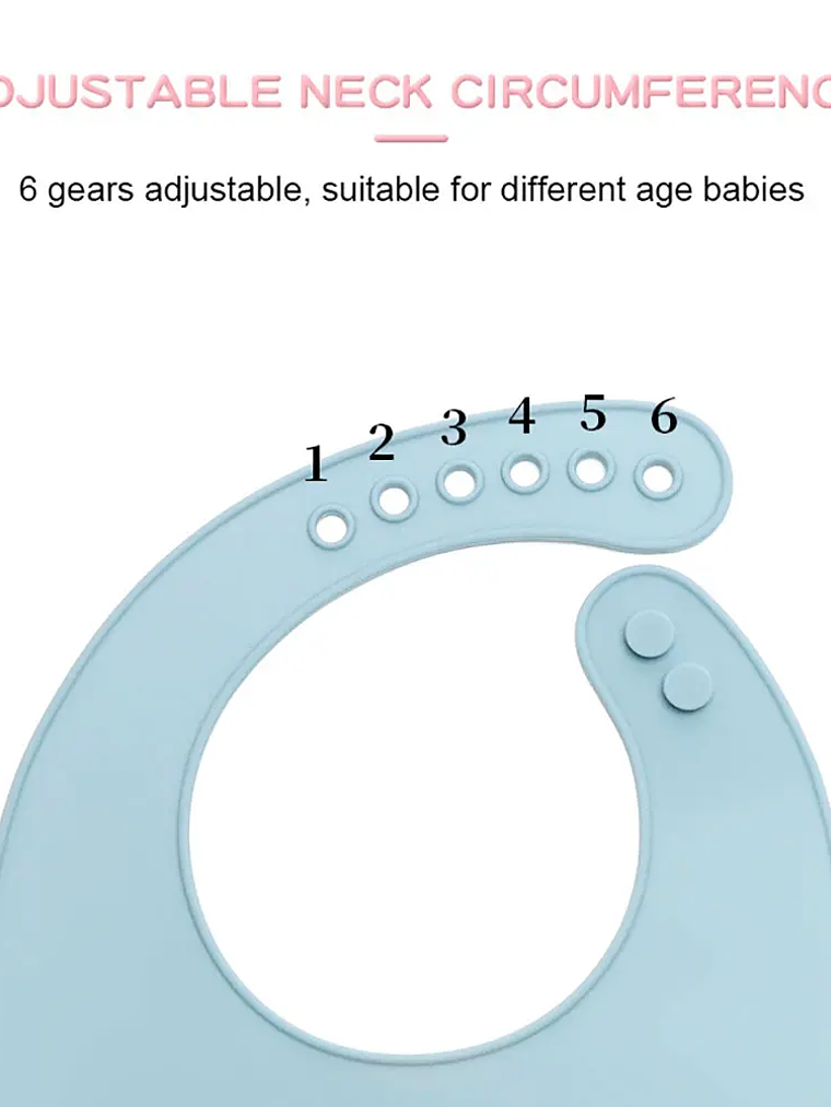 Babero de Silicona Impermeable 3