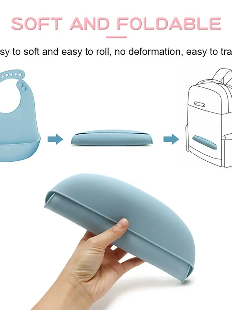 Babero de Silicona Impermeable 5