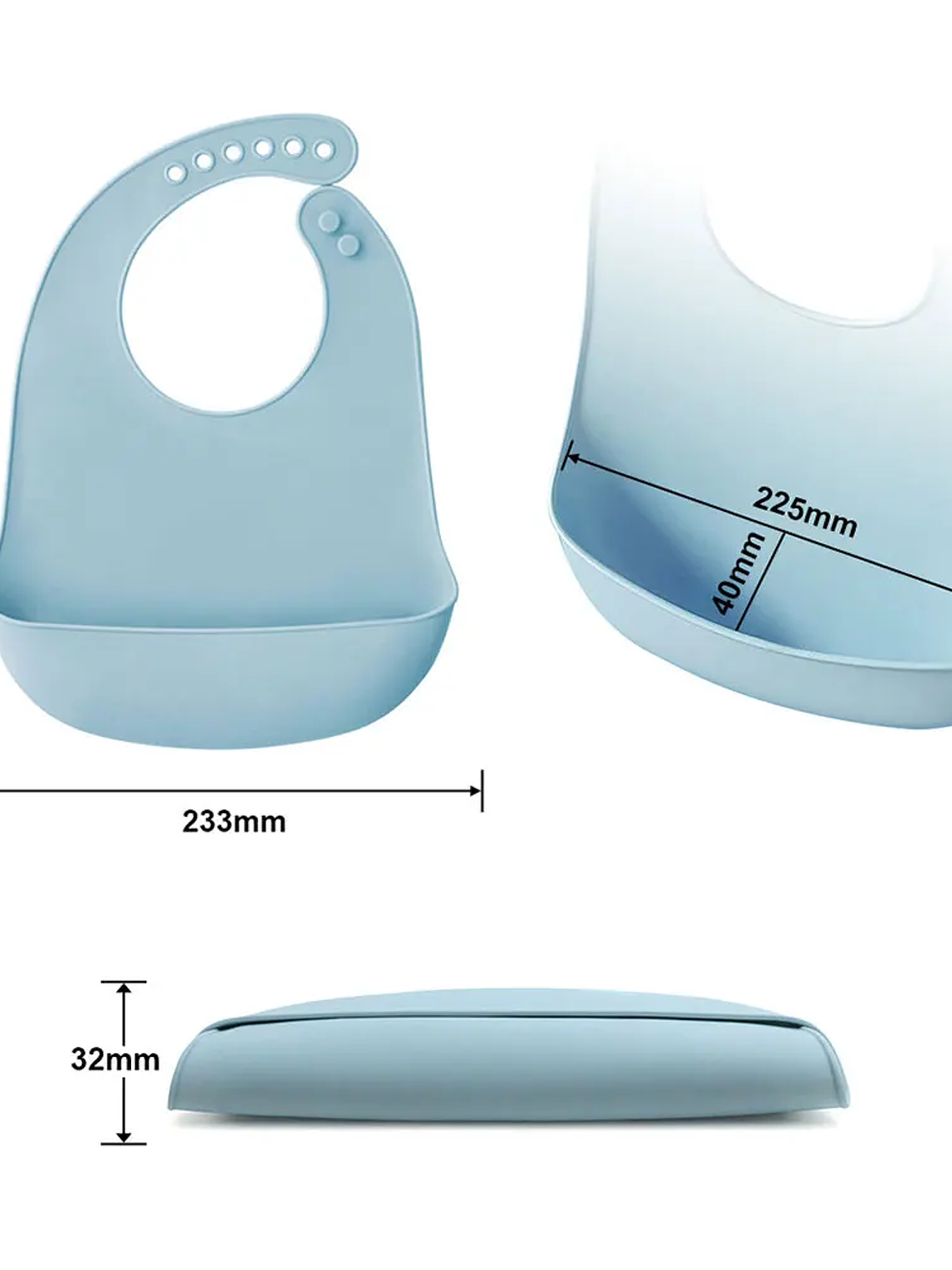 Babero de Silicona Impermeable 6