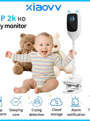 Monitor de Bebé WiFi 2K
