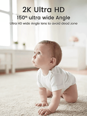 Monitor de Bebé WiFi 2K