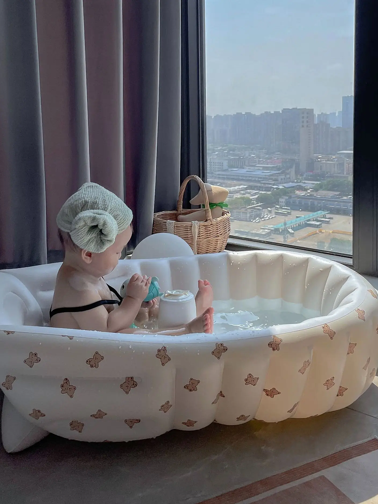 Piscina Inflable Portátil para Bebés 4