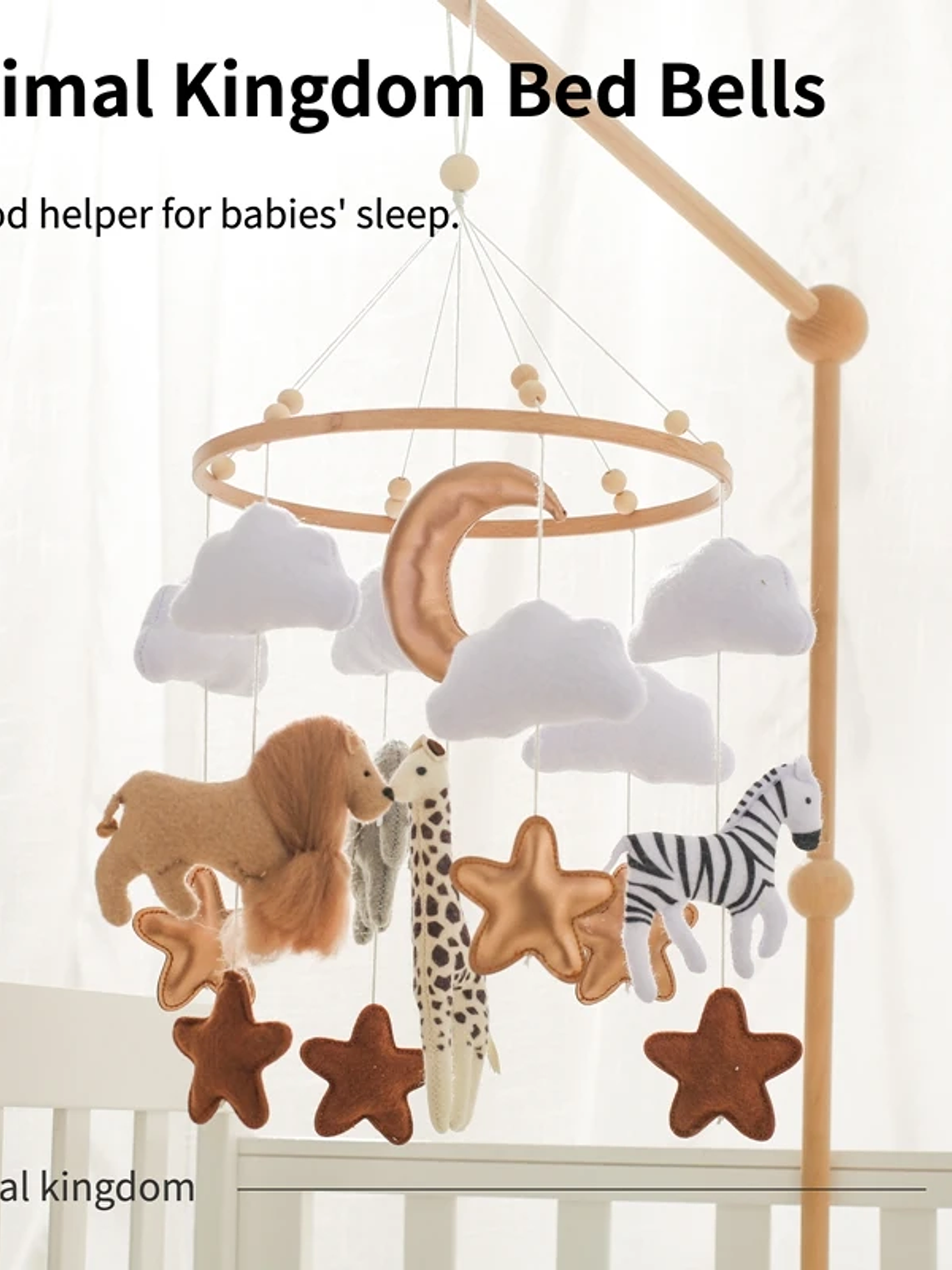 Móvil de Cuna Montessori de Madera 2