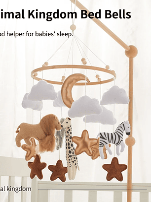 Móvil de Cuna Montessori de Madera