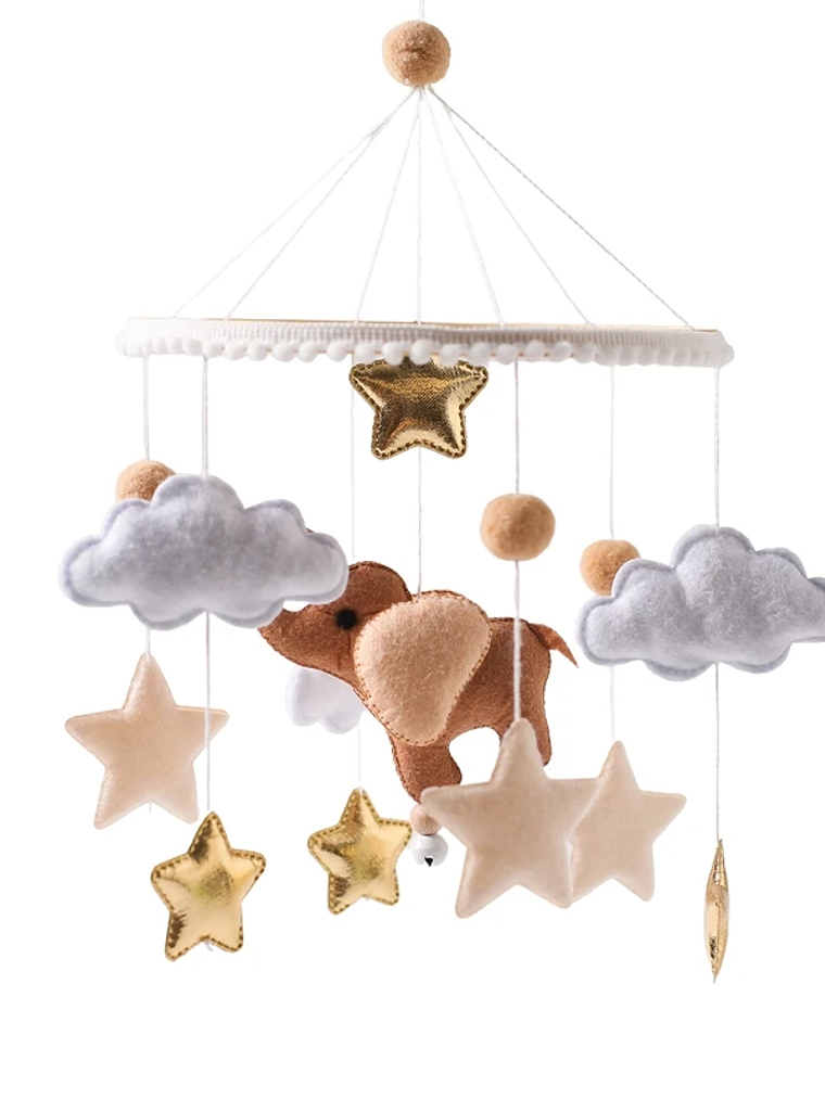 Móvil de Cuna Montessori de Madera 10