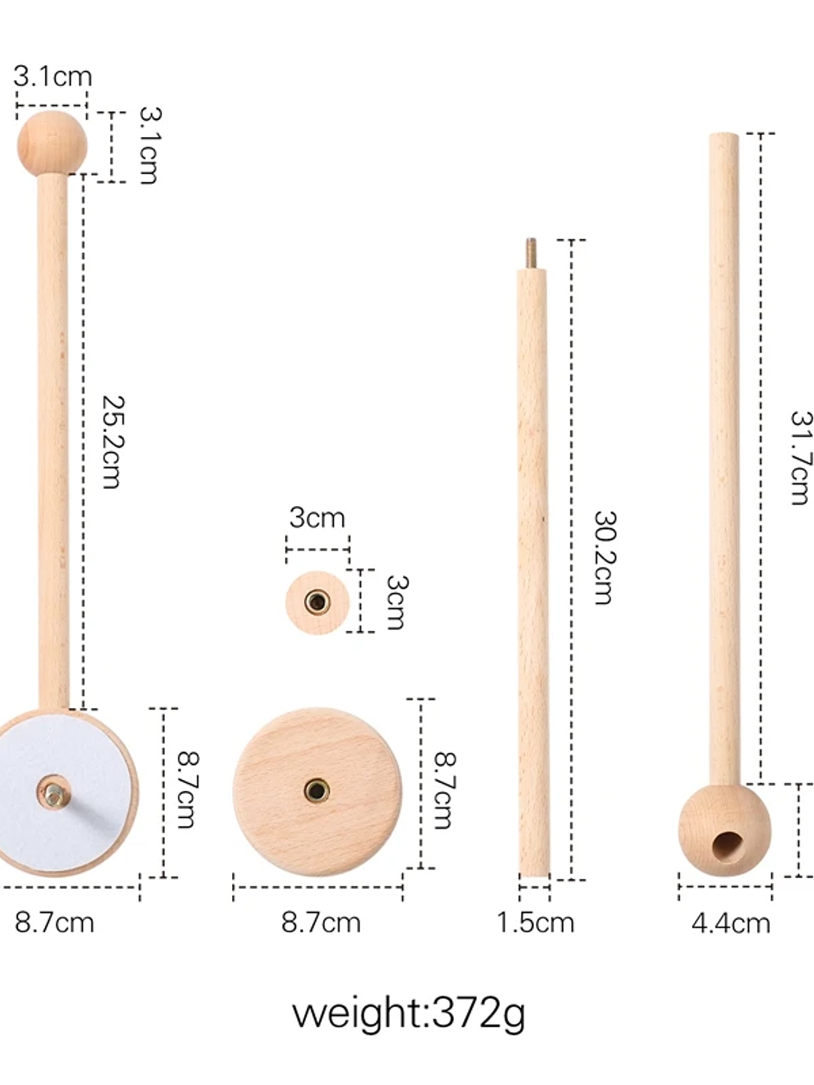 Móvil de Cuna Montessori de Madera 11