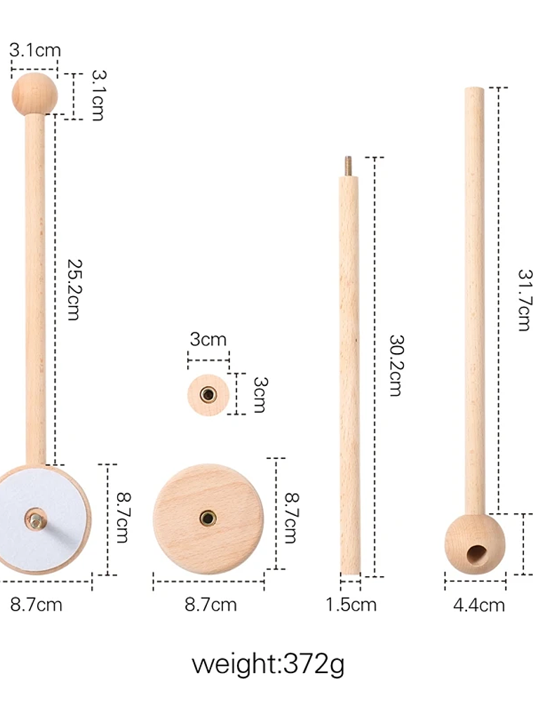 Móvil de Cuna Montessori de Madera 11