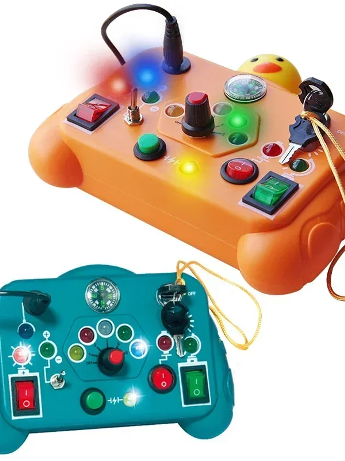 Busy Board Montessori con Luces LED 1