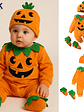 Disfraz de Calabaza para Bebé - Miniatura 1