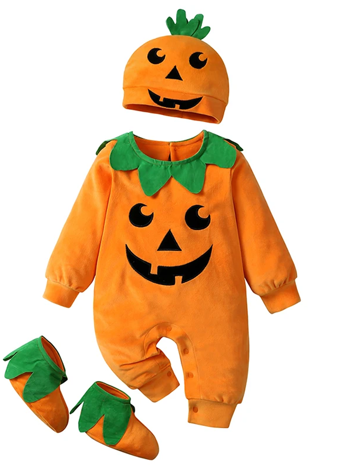 Disfraz de Calabaza para Bebé 7