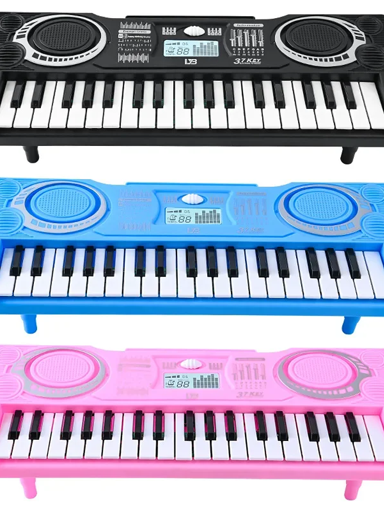Piano Infantil Electrónico 37 Teclas con Pantalla LED  1