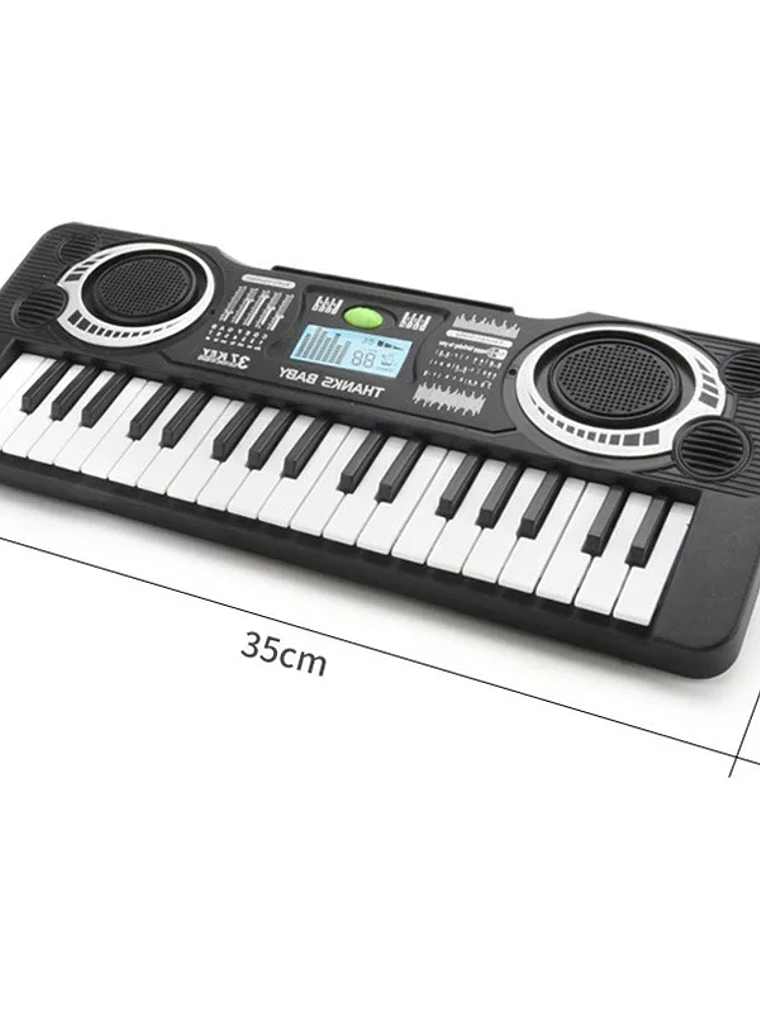 Piano Infantil Electrónico 37 Teclas con Pantalla LED  6