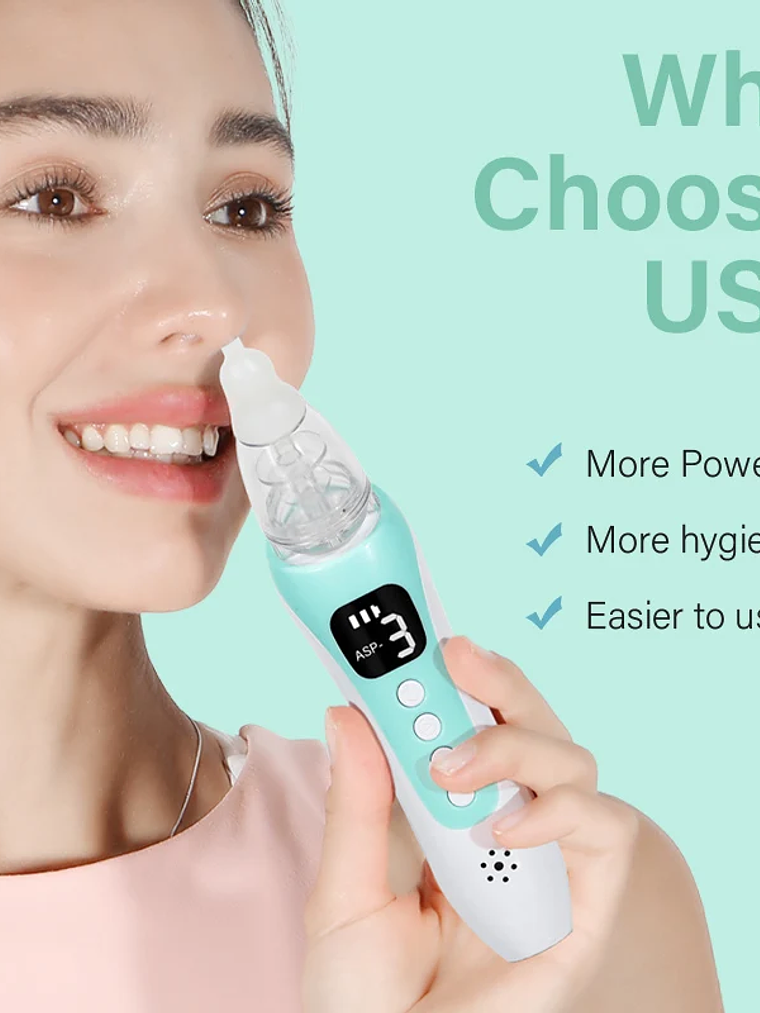 Aspirador Nasal Eléctrico para Bebés 3