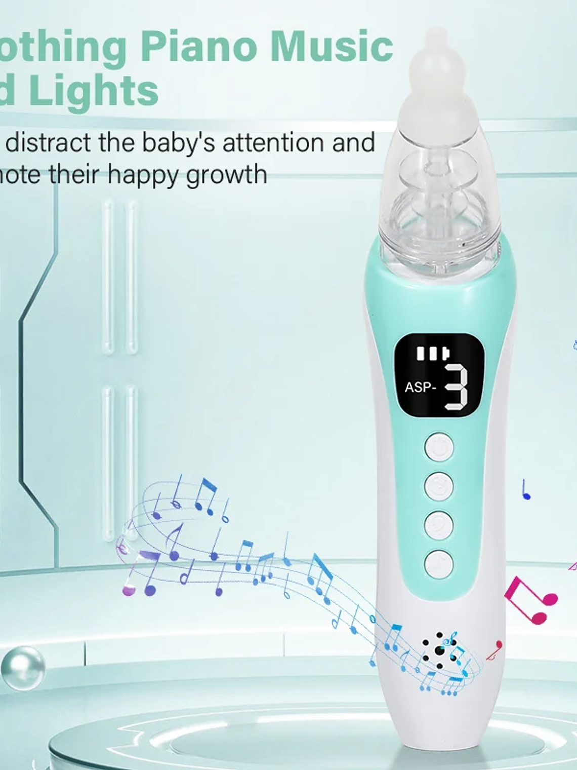 Aspirador Nasal Eléctrico para Bebés 4