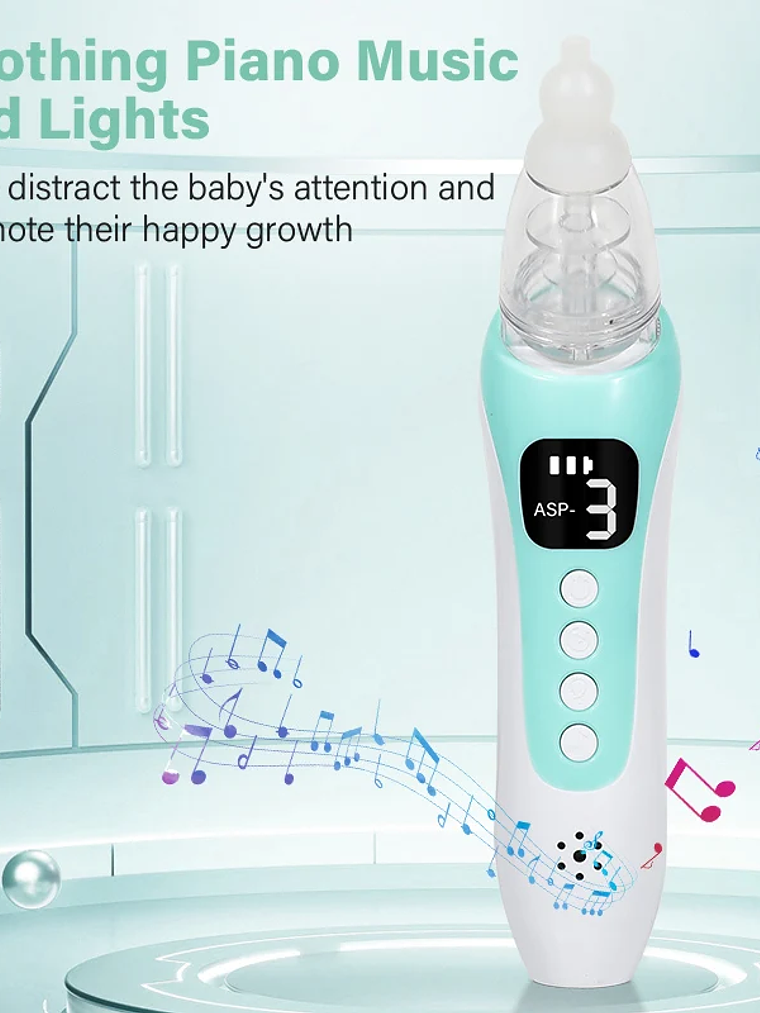 Aspirador Nasal Eléctrico para Bebés 4