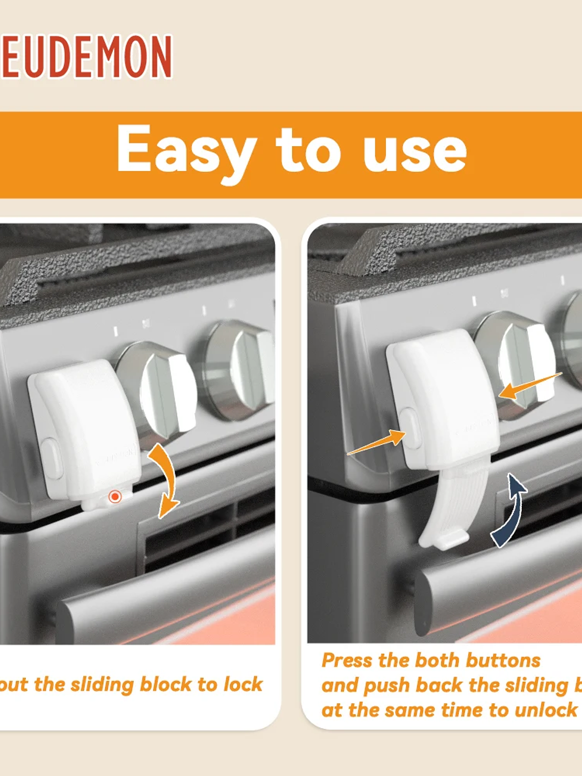 Seguro para Puerta de Horno EUDEMON 5