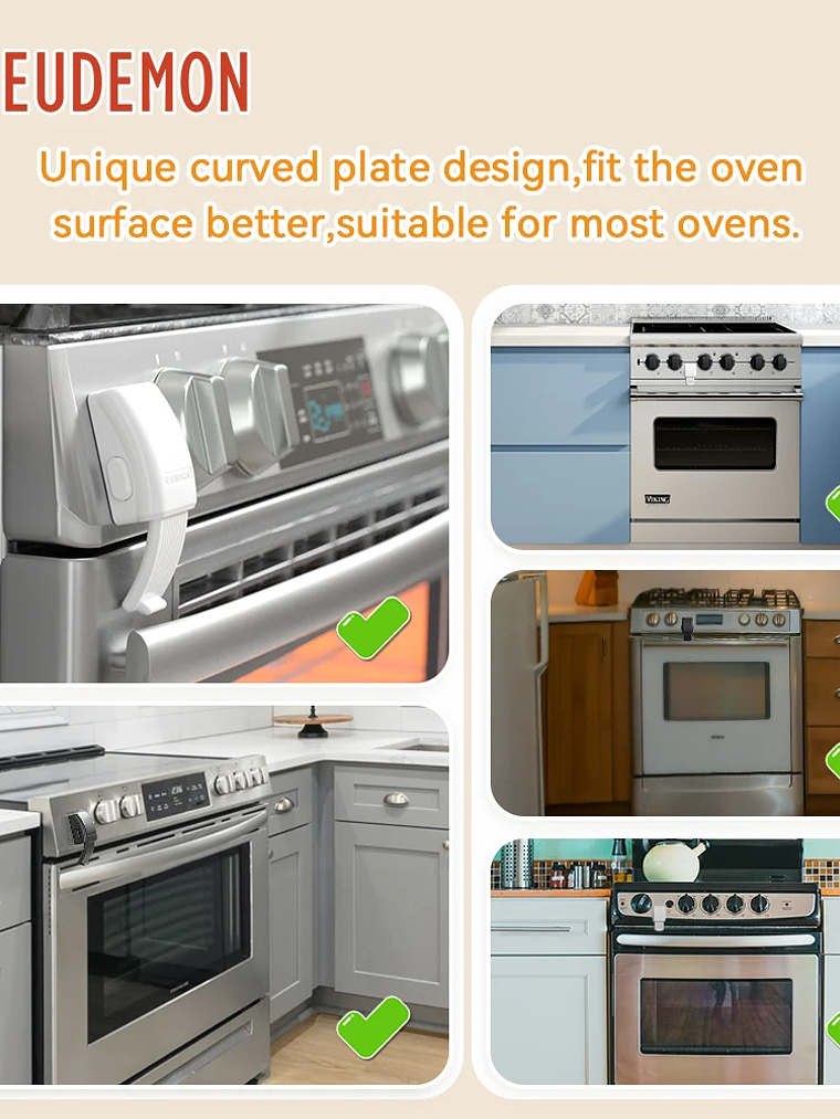 Seguro para Puerta de Horno EUDEMON 6