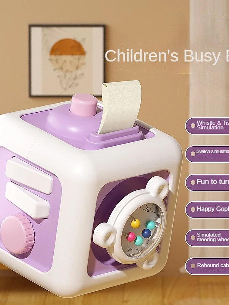 Montessori Busy Board 6 en 1 8