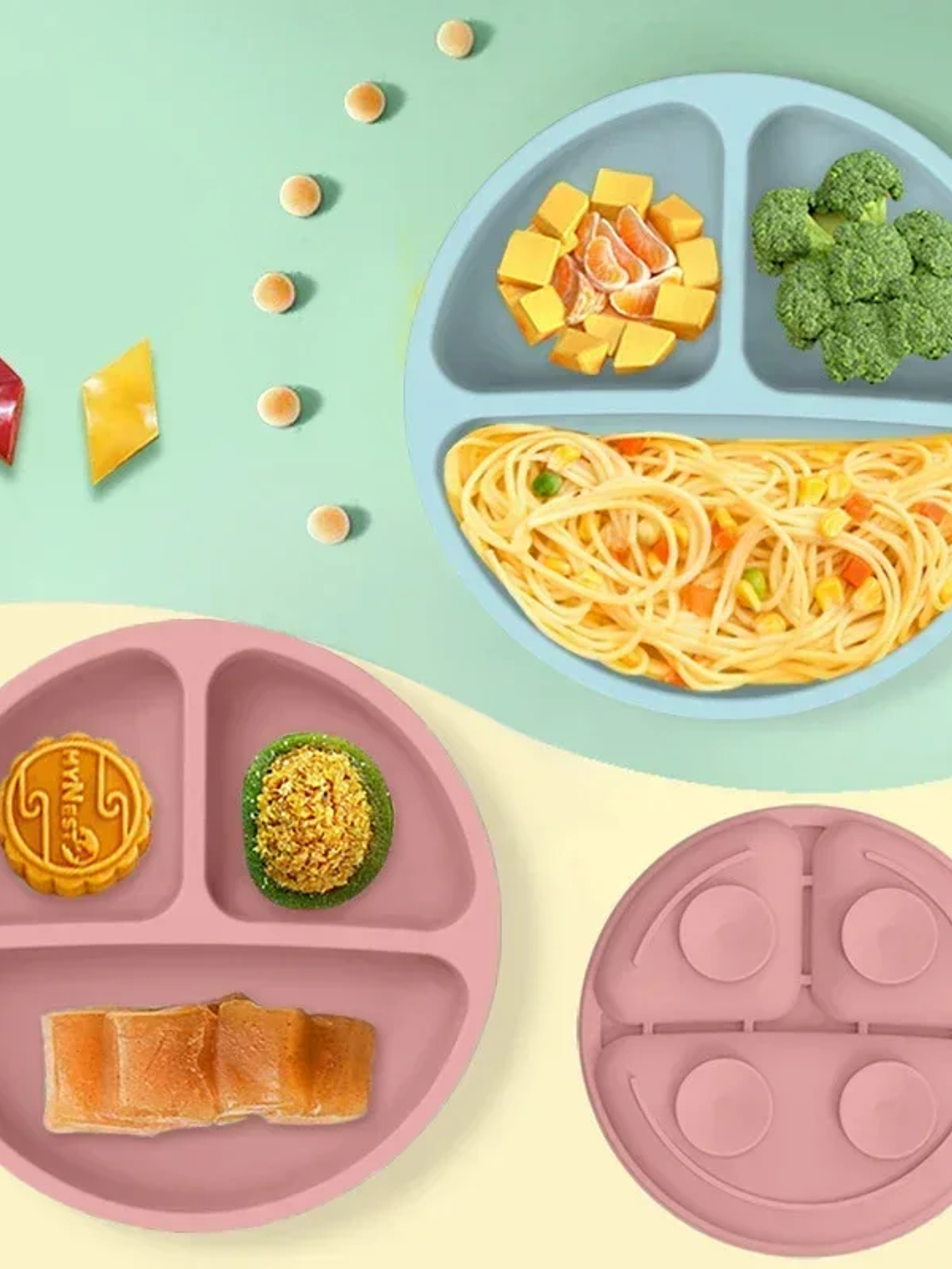 Set de Vajilla Infantil de Silicona 6/9 Piezas 3