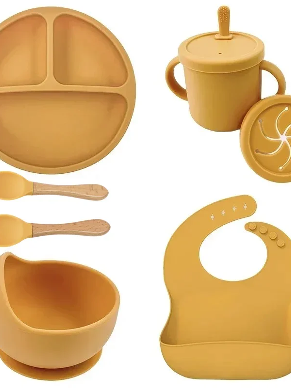 Set de Vajilla Infantil de Silicona 6/9 Piezas 9