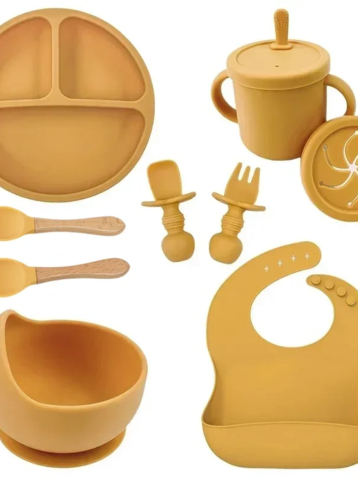 Set de Vajilla Infantil de Silicona 6/9 Piezas 17