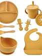 Set de Vajilla Infantil de Silicona 6/9 Piezas - Miniatura 17