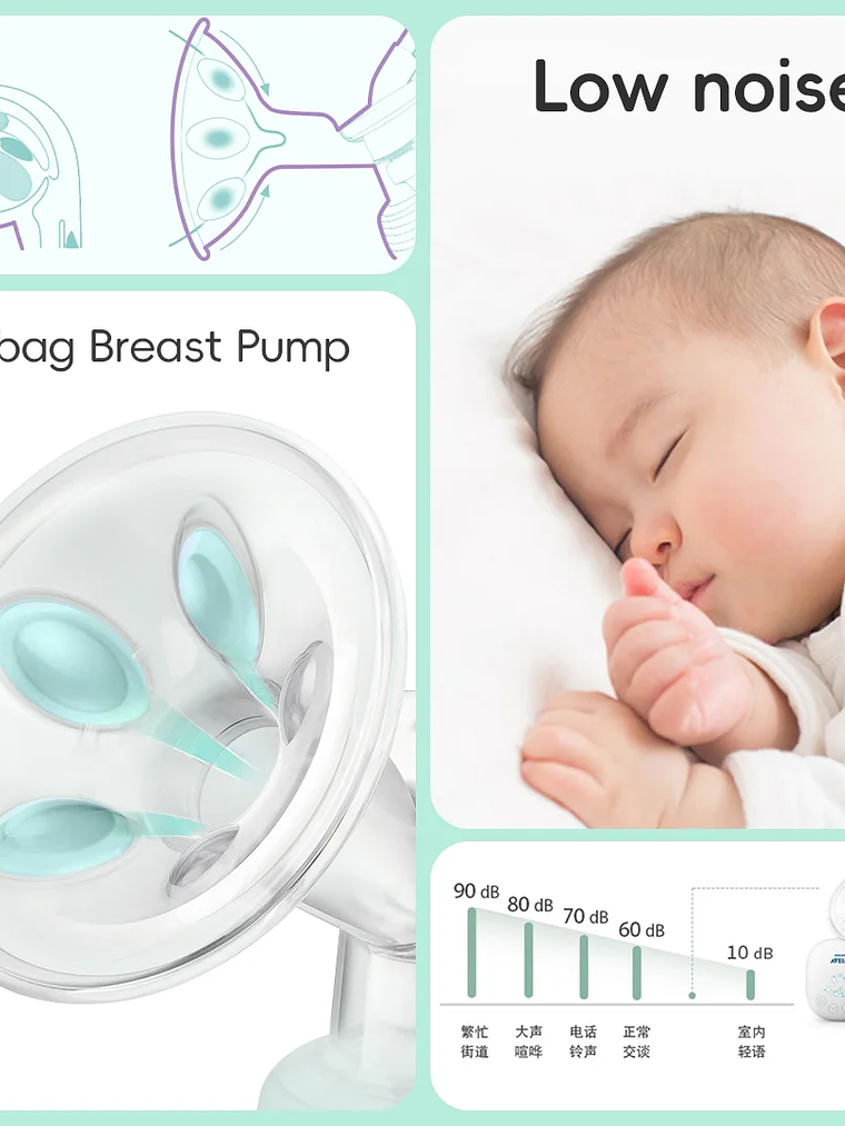 Extractor de Leche Eléctrico Portátil PHILIPS AVENT 5