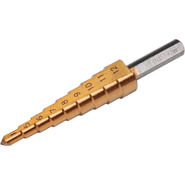 BROCA ESCALONADA HSS 4-12MM 5 PASOS